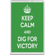 Keep Calm and Dig for Victory - Jumbo Fridge Magnet