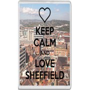 Keep Calm and Love Sheffield - Jumbo Fridge Magnet