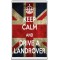 Keep Calm and Drive a Landrover - Jumbo Fridge Magnet