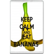 Keep Calm and Eat Bananas - Jumbo Fridge Magnet
