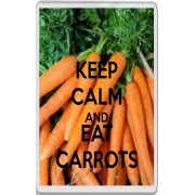 Keep Calm and Eat Carrots - Jumbo Fridge Magnet