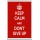 Keep Calm and Don't Give Up - Jumbo Fridge Magnet