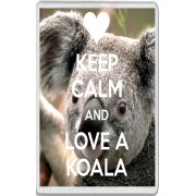 Keep Calm and Love a Koala - Jumbo Fridge Magnet