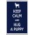 Keep Calm and Hug a Puppy - Jumbo Fridge Magnet