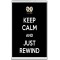 Keep Calm and Just Rewind - Jumbo Fridge Magnet