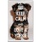 Keep Calm and Love a Yorkie - Jumbo Fridge Magnet