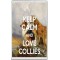 Keep Calm and Love Collies - Jumbo Fridge Magnet