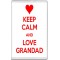 Keep Calm and Love Grandad - Jumbo Fridge Magnet