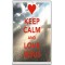 Keep Calm and Love Jesus - Jumbo Fridge Magnet
