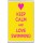 Keep Calm and Love Swimming - Jumbo Fridge Magnet