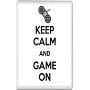Keep Calm and Game On - Jumbo Fridge Magnet