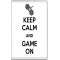 Keep Calm and Game On - Jumbo Fridge Magnet