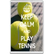 Keep Calm and Play Tennis - Jumbo Fridge Magnet