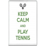 Keep Calm and Play Tennis - Jumbo Fridge Magnet