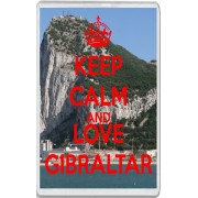 Keep Calm and Love Gibraltar - Jumbo Fridge Magnet