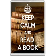 Keep Calm and Read a Book - Jumbo Fridge Magnet