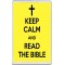 Keep Calm and Read the Bible - Jumbo Fridge Magnet