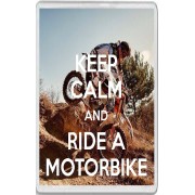 Keep Calm and Ride a Motorbike - Jumbo Fridge Magnet