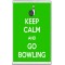 Keep Calm and Go Bowling - Jumbo Fridge Magnet