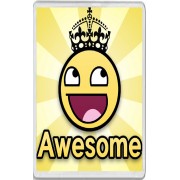 Awesome - Jumbo Fridge Magnet