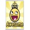 Awesome - Jumbo Fridge Magnet