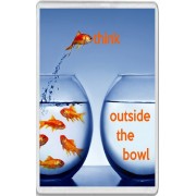 Think outside the bowl - Jumbo Fridge Magnet