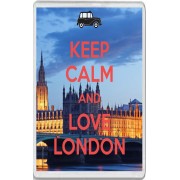 Keep Calm and Love London - Jumbo Fridge Magnet