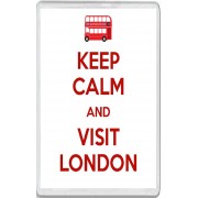 Keep Calm and Visit London - Jumbo Fridge Magnet