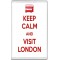 Keep Calm and Visit London - Jumbo Fridge Magnet