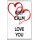 Keep Calm I love You - Jumbo Fridge Magnet