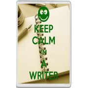 Keep Calm I'm a Writer - Jumbo Fridge Magnet