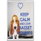 Keep Calm and Love Basset Hounds - Jumbo Fridge Magnet