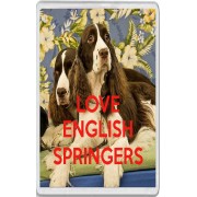 Love English Springers - Jumbo Fridge Magnet