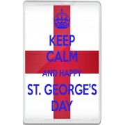 Keep Calm and Happy St. George's Day - Jumbo Fridge Magnet