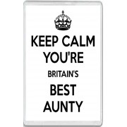 Keep Calm You're Britain's Best Aunty - Jumbo Fridge Magnet