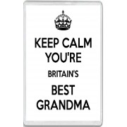 Keep Calm You're Britain's Best Grandma - Jumbo Fridge Magnet