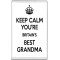 Keep Calm You're Britain's Best Grandma - Jumbo Fridge Magnet