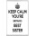 Keep Calm You're Britain's Best Sister - Jumbo Fridge Magnet