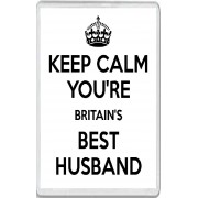 Keep Calm You're Britain's Best Husband - Jumbo Fridge Magnet