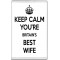 Keep Calm You're Britain's Best Wife - Jumbo Fridge Magnet