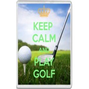 Keep Calm and Play Golf - Jumbo Fridge Magnet