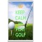 Keep Calm and Play Golf - Jumbo Fridge Magnet