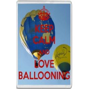 Keep Calm and Love Ballooning - Jumbo Fridge Magnet