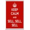 Keep Calm and Sell, Sell, Sell - Jumbo Fridge Magnet