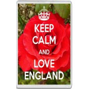 Keep Calm and Love England - Jumbo Fridge Magnet