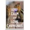 Keep Calm and Love Chipmunks - Jumbo Fridge Magnet