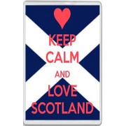 Keep Calm and Love Scotland - Jumbo Fridge Magnet