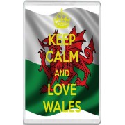 Keep Calm and Love Wales - Jumbo Fridge Magnet