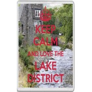 Keep Calm and Love the Lake District - Jumbo Fridge Magnet