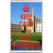 Keep Calm and Love Cambridge - Jumbo Fridge Magnet